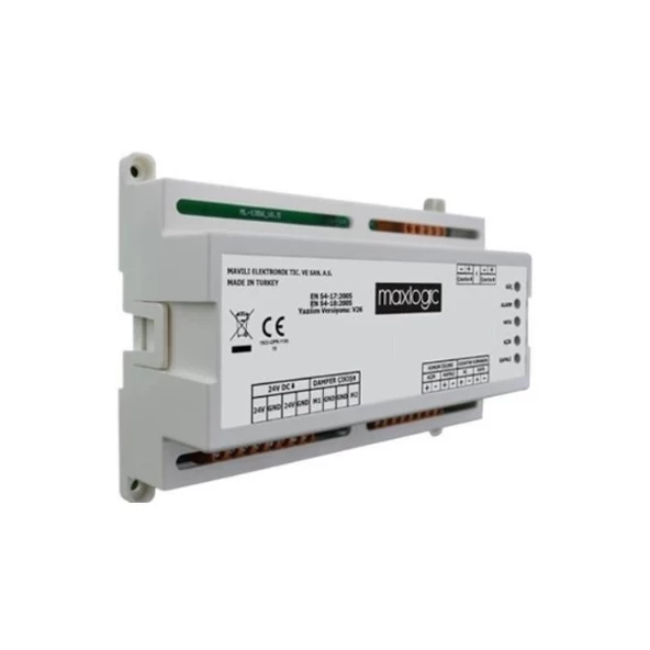 Maxlogic ML-1357/M Akıllı Adresli Duman Damper Modülü, 1 Çıkışlı, 24V AC, Marin Sertifikalı ürün görseli 1