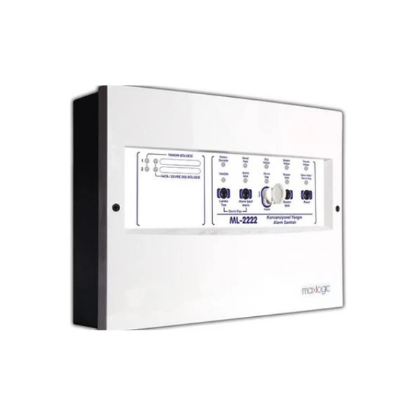 Maxlogic ML-2228/M Konvansiyonel Yangın Alarm Santralı, 8 Bölge, Marin Sertifikalı ürün görseli 1