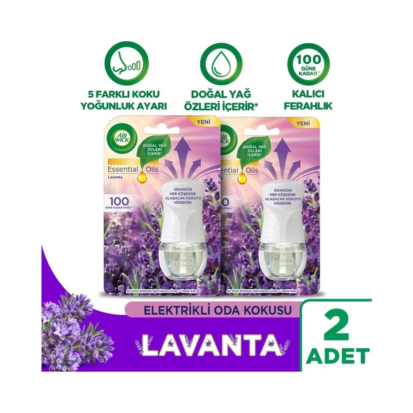 Air Wick Elektrikli Oda Kokusu Kit (Cihaz+Yedek Lavanta) x 2 Adet ürün görseli 1