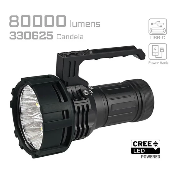 AceBeam X75 80000 Lümen El Feneri ürün görseli 1