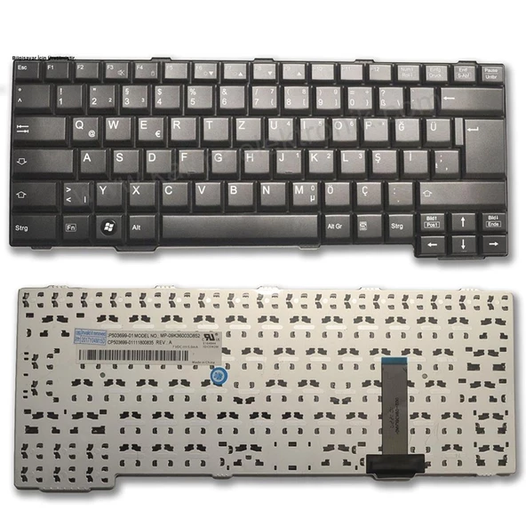Fujitsu MP-09K36003D853 Notebook Klavyesi - Siyah - TR ürün görseli 1