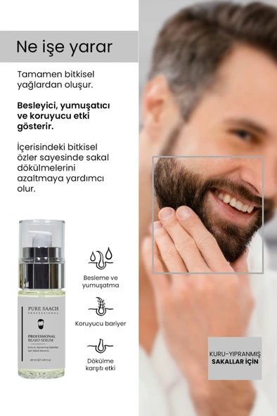PURE SAACH PROFESSİONAL SAKAL SERUM - Resim 2