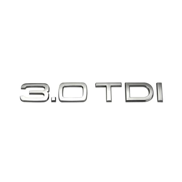 Audi A8 2004-2007 Arka Bagaj Kapağı 3.0 TDI Yazısı 4E0853743G ürün görseli 1
