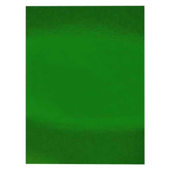 Aynalı Metalik Metalize Fon Kartonu (Yeşil) 50x70cm 10 Adet ürün görseli 1