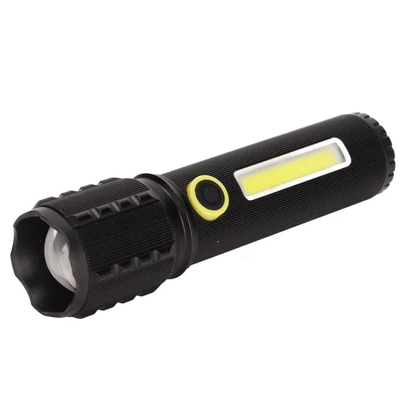 Powermaster 500 Metre Mesafeli El Feneri Uzun Menzilli Şarjlı El Feneri Su Geçirmez 2200 Mah ürün görseli 1