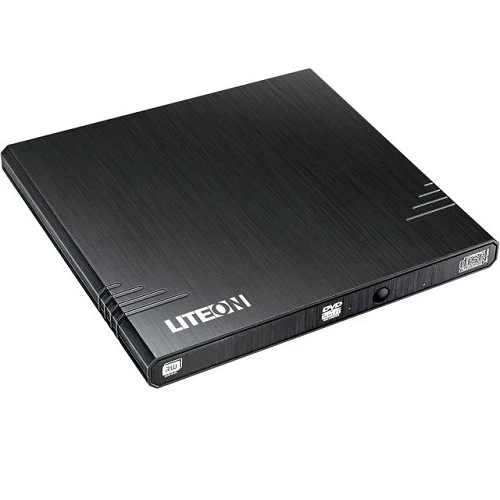LITE-ON DRW-EBAU108-11 8X USB 2.0 Slim Harici DVD Yazıcı Siyah ürün görseli 1