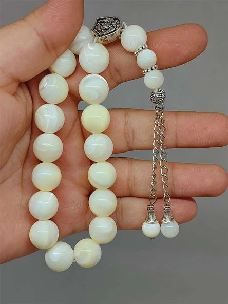 Sedef Taşı 17lik Efe Tesbih 12mm (51528) ürün görseli 1