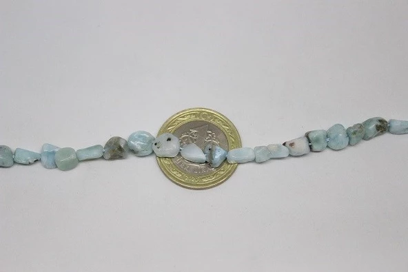 Larimar Taşı Doğal Taşlar 2 Adet - Resim 4