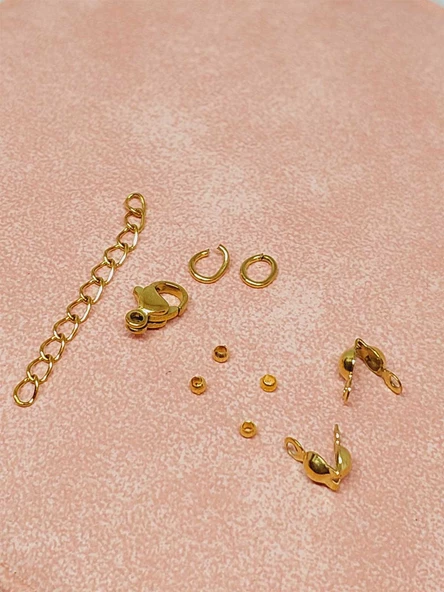 Çelik Gold Takı Kapama Klips Seti/adet (51280) ürün görseli 1