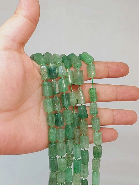 Bileklik Boy Florit Taşı 7x12mm Yarım Dizi (49940) (18CM UZUNLUĞUNDADIR) ürün görseli 1