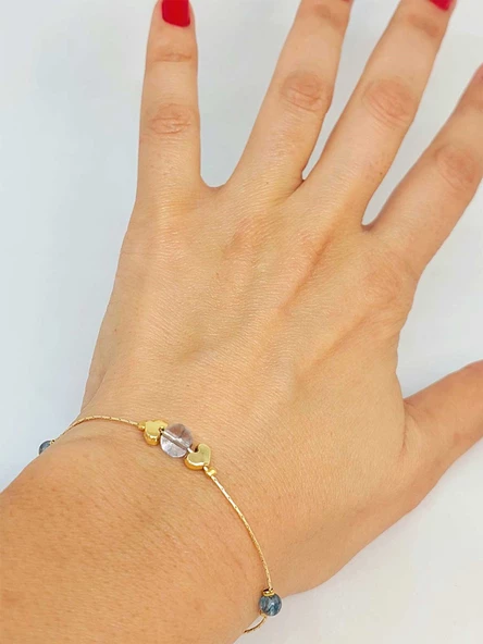Topaz Taşı Tasarım Bileklik (52094) ürün görseli 1