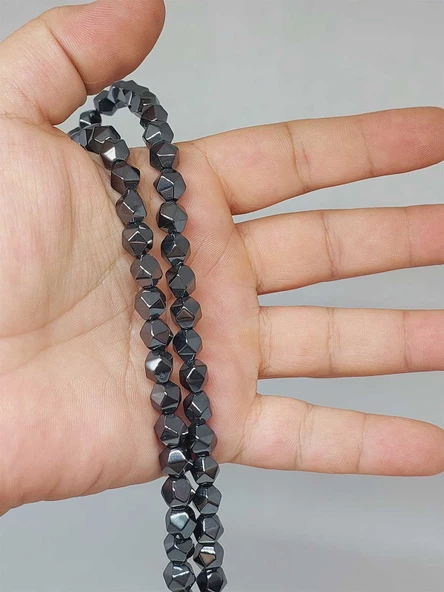Hematit Taşı Şekilli 7.5mm Dizi (52300) ürün görseli 1
