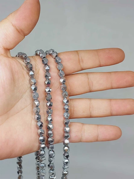 Hematit Taşı Şekilli 5*5.5mm Dizi (52338) ürün görseli 1