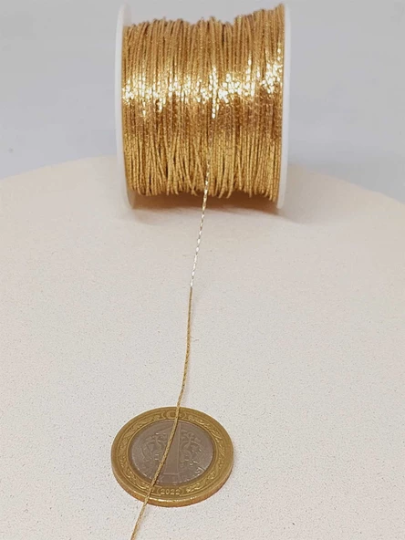 Altın Kaplama Takı Zinciri 0.4mm/1metre (52464) ürün görseli 1