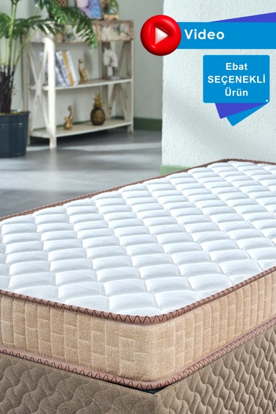 Mrs. Lotus Lux Full Ortopedik Sünger Yatak, Yavrulu Yatak, Büyüyen Beşik Yatak 13-14 Cm (Ölçü Seçenekli) ürün görseli 1