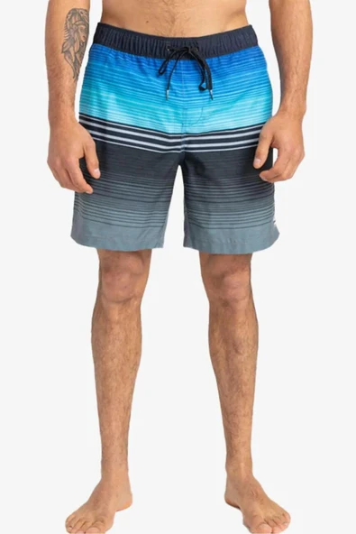 Billabong EBYJV00103-BLU All Day Htr Stripe Lb Erkek Şort Mayo ürün görseli 1