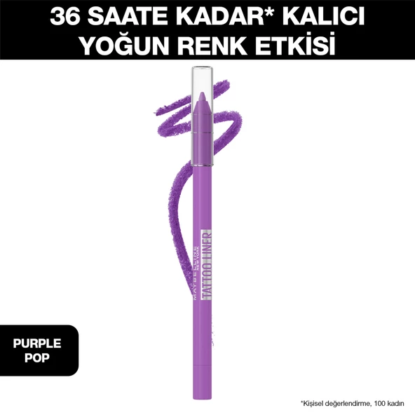 Maybelline New York Tattoo Liner Jel Göz Kalemi - Purple Pop ürün görseli 1