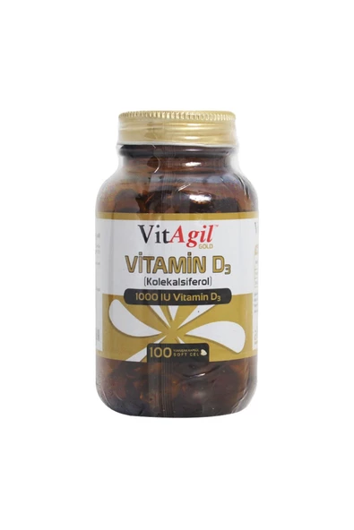Torq Nutrition Vitagil Gold Vitamin D3 1000 Iu 100 Kapsül ürün görseli 1