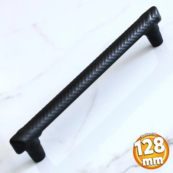 Dekor Siyah Metal Kulp 128 mm 12.8 cm Mobilya Çekmece Mutfak Dolabı Dolap Kulpları Kapak Kulpu Kulbu ürün görseli 1