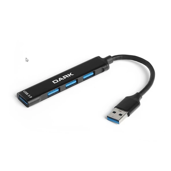 DARK Connect Master X4 DK-AC-USB310 4port USB 3.0 Siyah USB Çoklayıcı Hub ürün görseli 1