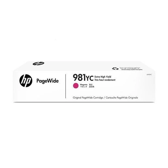 HP L0R18YC (981YC) MAGENTA EKSTRA YUKSEK KAPASITELI MUREKKEP KARTUSU ürün görseli 1