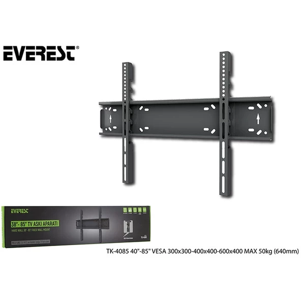 EVEREST 42"-85" TK-4085 Televizyon Askı Aparatı - Resim 4
