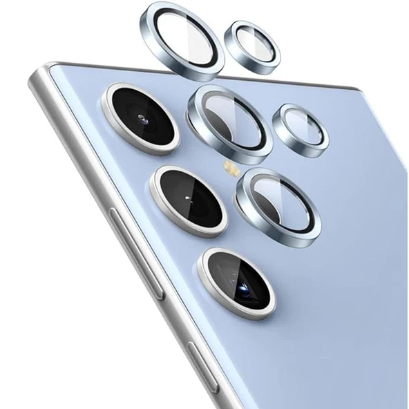 Samsung Galaxy S23 Ultra Kamera Koruyucu Sky Blue ürün görseli 1