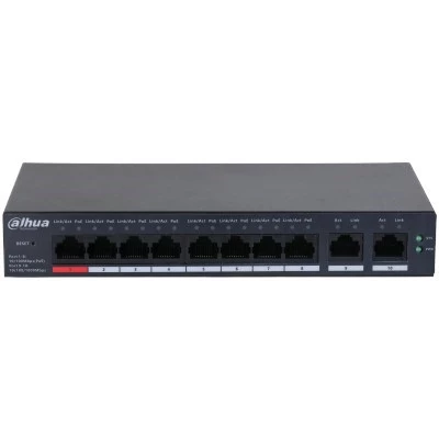 DAHUA 8port CS4010-8ET-110 10/100 110w Cloud PoE Switch ürün görseli 1