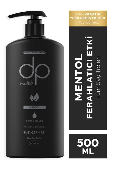 DP,Daily Perfection Mentol 500 ml Tuzsuz Şampuan ürün görseli 1