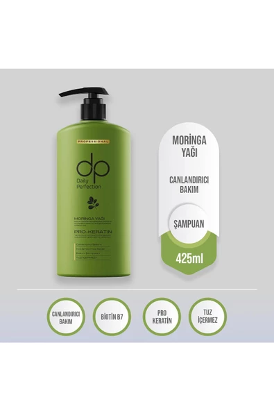 DAİLY PERFECTİON,dp Daily Perfection Moringa Yağı Şampuan 425 ml ürün görseli 1