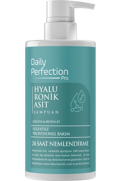 DAILY PERFECTION PRO,Hyaluronik Asit Şampuan 450 ml ürün görseli 1