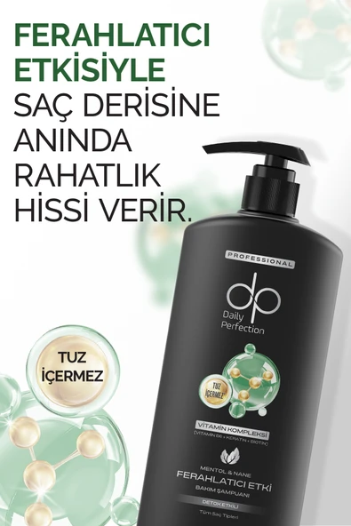 DP DAİLY PERFECTİON,Şampuan 425 ml Mentol - Resim 5