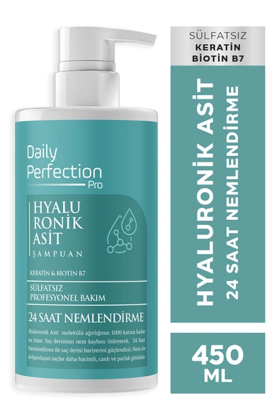 DAILY PERFECTION PRO,Hyaluronik Asit Şampuan 450 ml ürün görseli 1