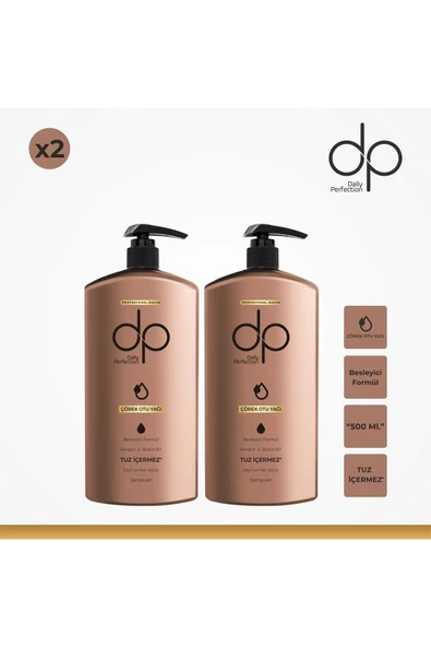 DP,Daily Perfectıon Çörek Otu Tuzsuz Şampuan X2 Adet 500ml ürün görseli 1