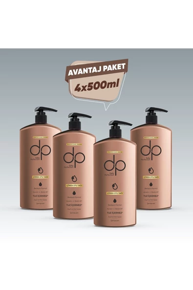 DP DAİLY PERFECTİON,Çörek Otu Yağı Şampuan 4 Adet 500 ml ürün görseli 1