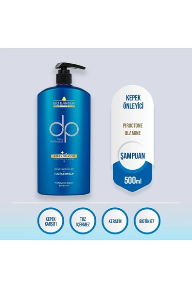 DP Daily Perfection Bio Barrier Kepeğe Karşı Tuzsuz Şampuan 500 ml ürün görseli 1