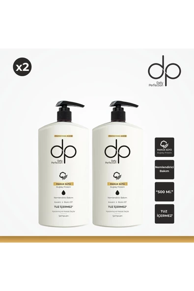 DP,Daily Perfection Pamuk Sütü & Buğday Proteini 500 Ml X 2 Adet ürün görseli 1