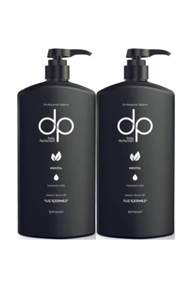 DP,Daıly Perfectıon Mentol Tuzsuz Şampuan 800 ml (2 Adet) ürün görseli 1