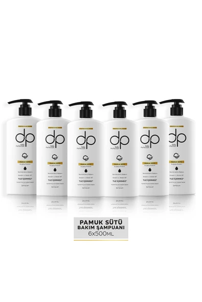 DP DAİLY PERFECTİON,dp Daily PerfectionTuzsuz Şampuan Pamuk Sütü Ve Buğday Protein 6 Adet 500 ml ürün görseli 1