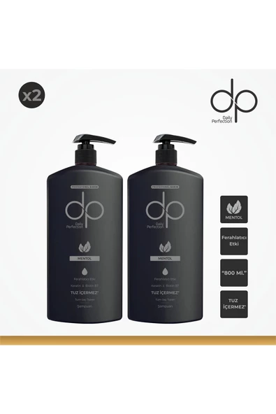 DP,Şampuan Mentol Ferahlatıcı Etki 2 X 800 ml ürün görseli 1
