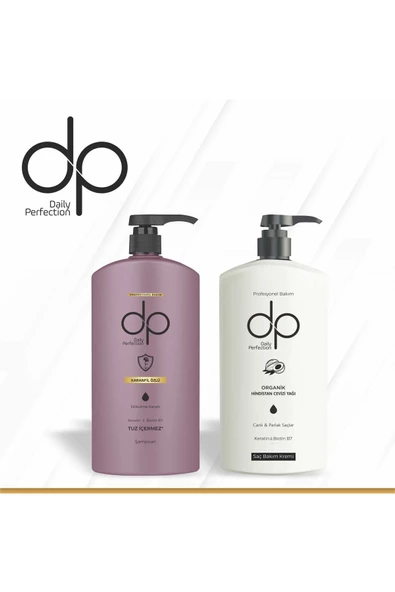 DP,Karanfil Özlü Şampuan 500 Ml + Organik Hindistan Saç Kremi 500 Ml Set ürün görseli 1