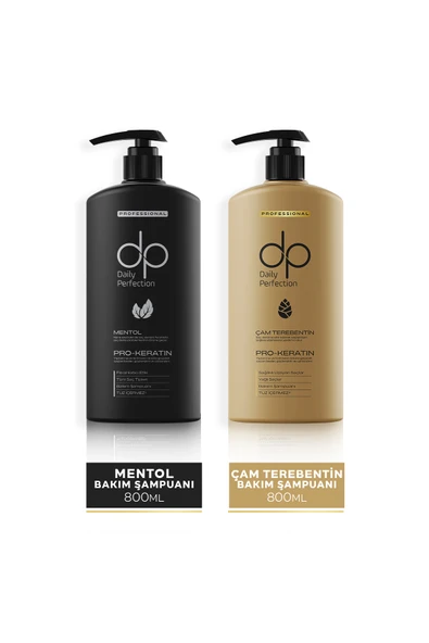 DP DAİLY PERFECTİON,Mentol Ferahlatıcı 800 ml Çam Terebentin Şampuan 800 ml ürün görseli 1