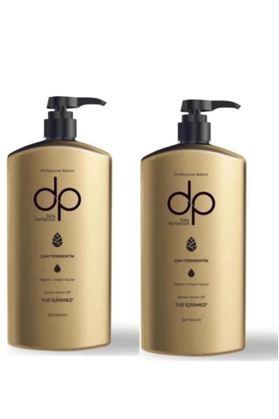 DP DAİLY PERFECTİON,Şampuan Çam Terebentin Tuzsuz 2 Adet 500 ml ürün görseli 1