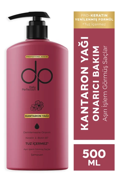 DP,Daily Perfection Kantaron Yağı Tuzsuz Şampuan 500 Ml ürün görseli 1