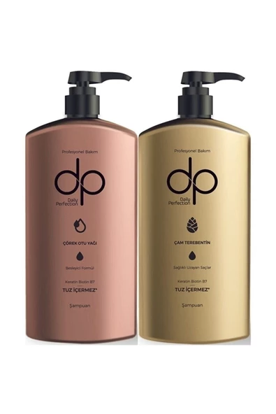 DP DAİLY PERFECTİON,Çörek Otu Yağı + Çam Terebentin Şampuan 2 X 800 ml ürün görseli 1