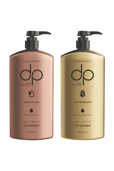 DP DAİLY PERFECTİON Çam Terebentin 800 ml Çörekotu Yağı Şampuan 800 Ml ürün görseli 1