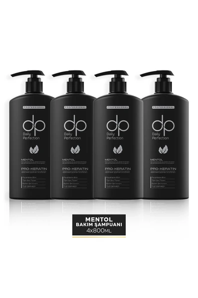 DP DAİLY PERFECTİON,Şampuan Mentol Ferahlatıcı Etki 4x 800 ml ürün görseli 1