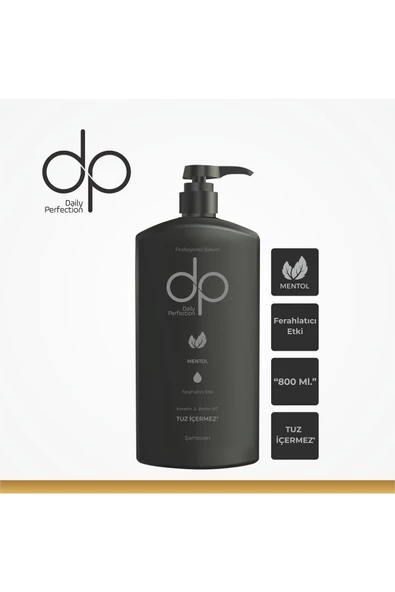 Dp Daily Perfection,Mentol Tuzsuz Şampuan 800 Ml ürün görseli 1