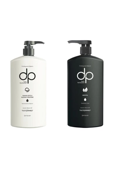 DP DAİLY PERFECTİON,Pamuk Sütü 800 ml Menthol 800 ml Tuzsuz Şampuan ürün görseli 1