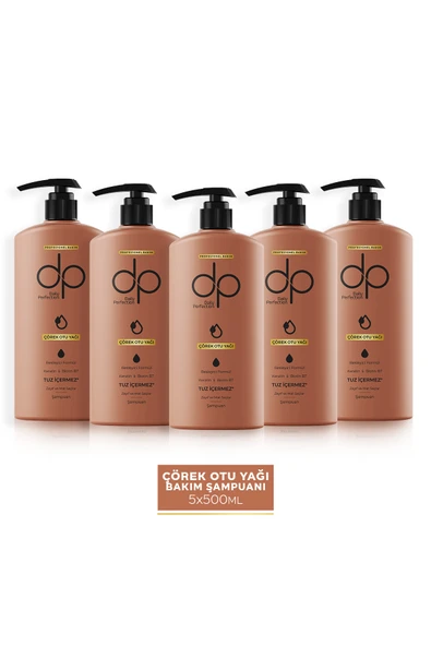 DP DAİLY PERFECTİON,Tuzsuz Şampuan Çörekotu Yağı 5 Adet 500 ml ürün görseli 1